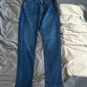 Abercrombie & Fitch Indigo Blue Athletic Skinny Jeans
